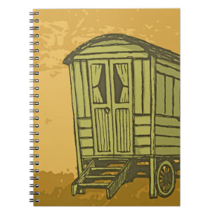 Gypsy caravan wagon notitieboek