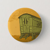Gypsy caravan wagon ronde button 5,7 cm (Voorkant)