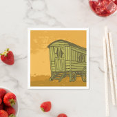 Gypsy caravan wagon servetten (Insitu)
