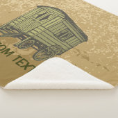 Gypsy Caravan Wagon Sherpa Deken (3/4)