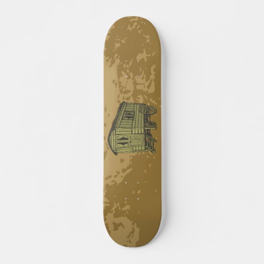 Gypsy caravan wagon skateboard (Voorkant)