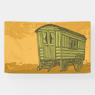 Gypsy caravan wagon spandoek