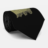 Gypsy caravan wagon stropdas (Opgerold)