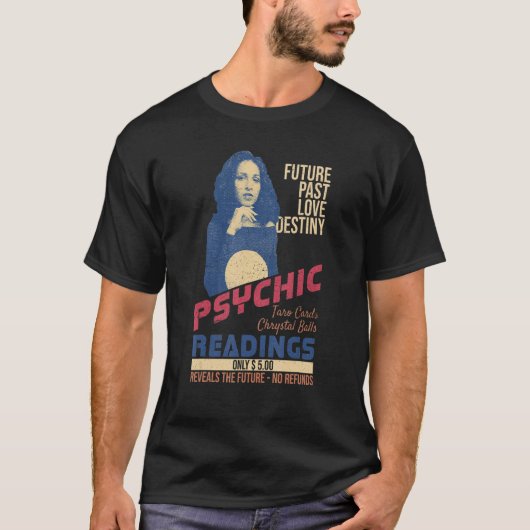 Gypsy Chrystal Ball Reader Fortune Teller Carnaval T-shirt (Voorkant)