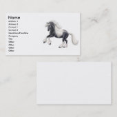 Gypsy Cob Horse Visitekaartje (Voorkant / Achterkant)