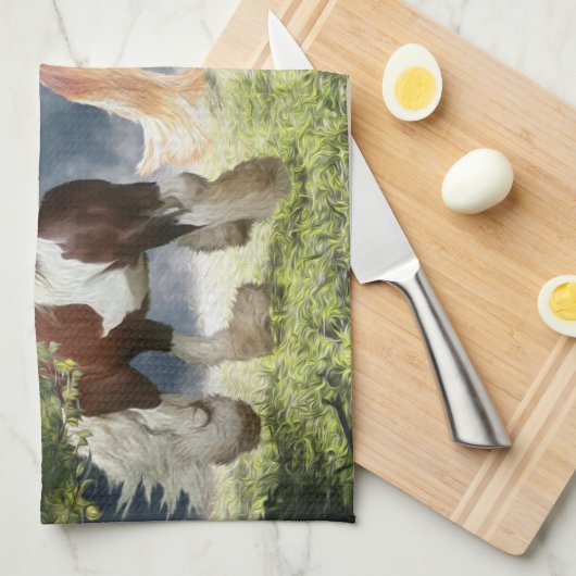 Gypsy Cob Stallions Theedoek (Quarter Fold)