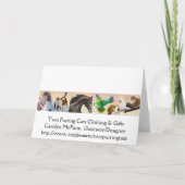 Gypsy Cob Vanner-Wenskaart Kaart (Achterkant)