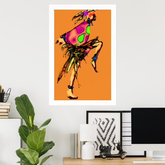 Gypsy Dancing Poster (Thuiskantoor)