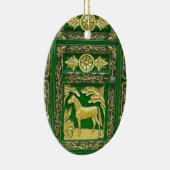 Gypsy deur detailleert keramisch ornament (Rechts)