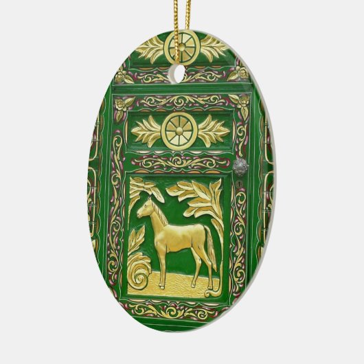 Gypsy deur detailleert keramisch ornament (Links)