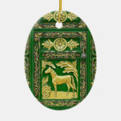 Gypsy deur detailleert keramisch ornament (Voorkant)