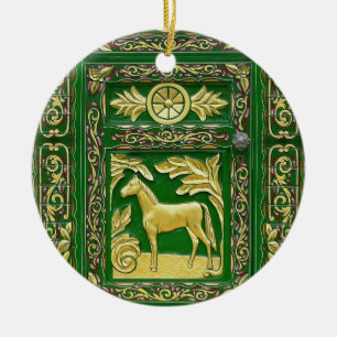 Gypsy deur detailleert keramisch ornament