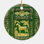 Gypsy deur detailleert keramisch ornament (Achterkant)