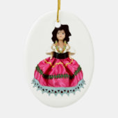 Gypsy Doll Keramisch Ornament (Voorkant)