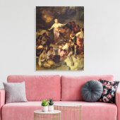 Gypsy Encampment, 1848 Canvas Afdruk (Insitu (Woonkamer))