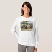 Gypsy Encampment, Appleby, 1919 T-shirt (Voorkant volledig)