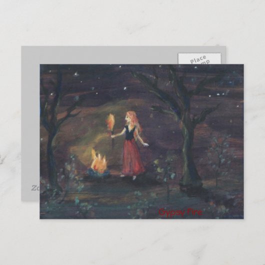 Gypsy Fire Briefkaart (Voorkant / Achterkant)