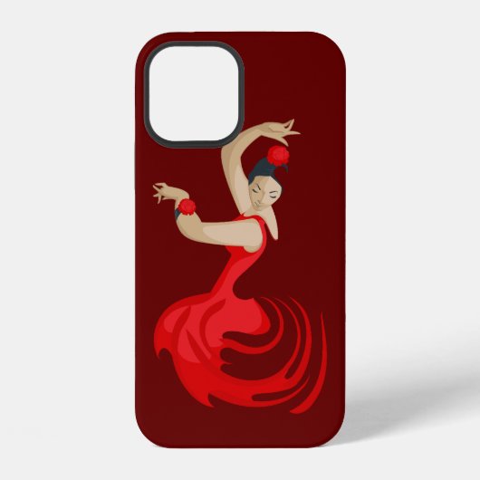 Gypsy Flamenco Dancer iPhone Hoesje (Achterkant)