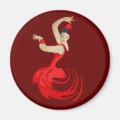 Gypsy Flamenco Dancer Magneet (Voorkant)