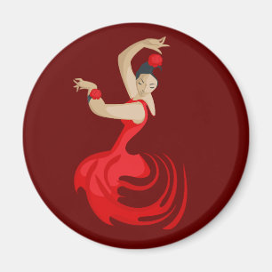 Gypsy Flamenco Dancer Magneet