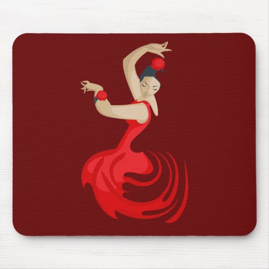 Gypsy Flamenco Dancer Muismat (Voorkant)