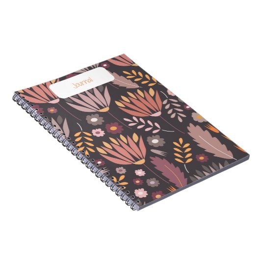 Gypsy Flower Bohemian Notitieboek Design (Rechterzijde)