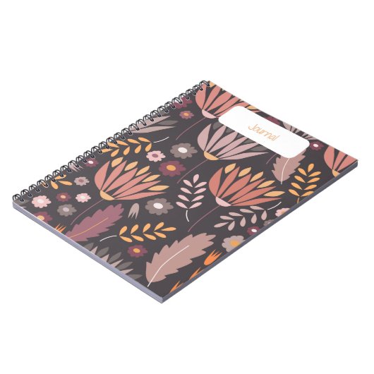 Gypsy Flower Bohemian Notitieboek Design (Linkerzijde)