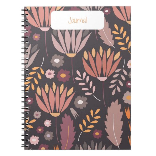 Gypsy Flower Bohemian Notitieboek Design (Voorkant)