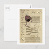 Gypsy Fortune Teller Briefkaart (Voorkant / Achterkant)