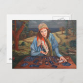 Gypsy Fortune Teller Briefkaart (Voorkant / Achterkant)