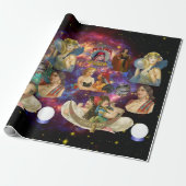 Gypsy Fortune tellers Psychics  Kunst Cadeaupapier (Uitgerold)