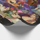 Gypsy Fortune tellers Psychics  Kunst Cadeaupapier (Hoek)