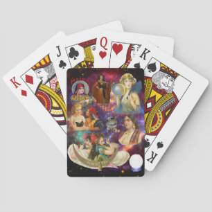 Gypsy Fortune tellers Psychics Kunst Pokerkaarten