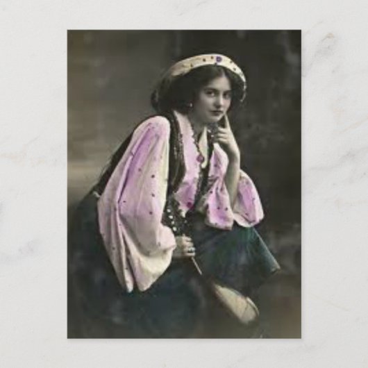 Gypsy Girl Briefkaart (Voorkant)
