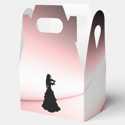 Gypsy Girl Plays Violin Bedankdoosjes (Geopend)