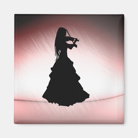 Gypsy Girl Plays Violin Magneet (Voorkant)