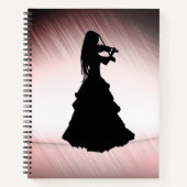 Gypsy Girl Plays Violin Notitieboek (Voorkant)