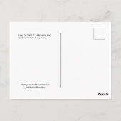 Gypsy Girl With A Tambourine beroemd gemaakt door Briefkaart (Achterkant)