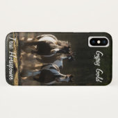 Gypsy Gold Gypsy Vanner Horsepower-telefoontas Case-Mate iPhone Case (Achterkant (horizontaal))