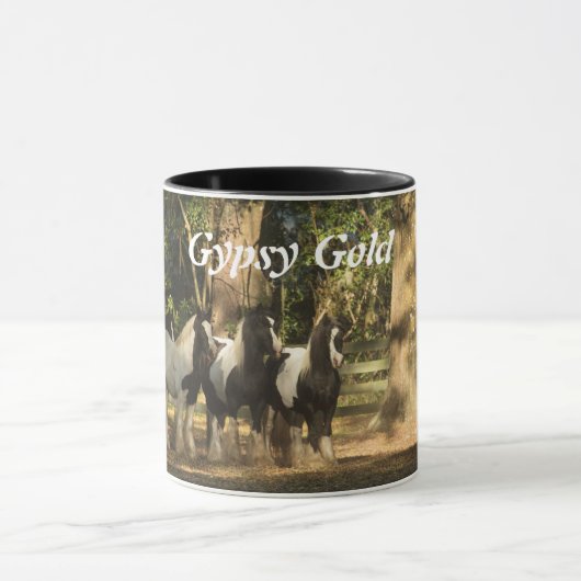 Gypsy Gold Gypsy Vanner maakt koffie-mok Mok (Midden)