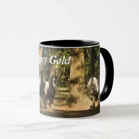 Gypsy Gold Gypsy Vanner maakt koffie-mok Mok (Voorkant rechts)