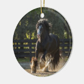 Gypsy Gold Gypsy Vanner Ornament (Links)
