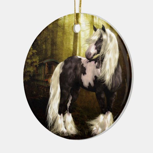 Gypsy Gold Vanner Keramisch Ornament (Links)