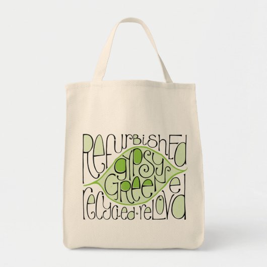 Gypsy Green Organic Bag Tote Bag (Voorkant)