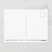 Gypsy Gypsy Vanner The Walker Horse briefkaart (Achterkant)