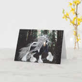 Gypsy Horse Fantasy in het bos Kaart (Gele Bloem)