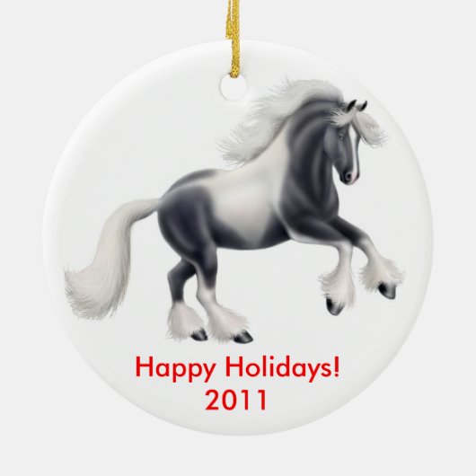  Gypsy Horse Ornament (Achterkant)