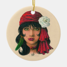 Gypsy II Keramisch Ornament