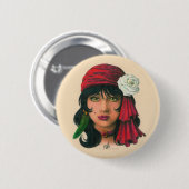 Gypsy II Ronde Button 5,7 Cm (Voorkant /achterkant)