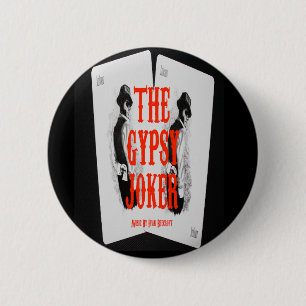 Gypsy Joker badge Ronde Button 5,7 Cm